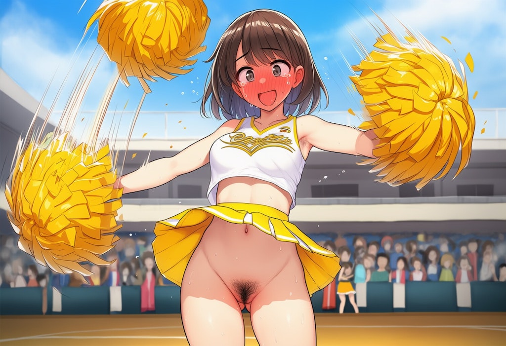 変だなあ、スカートの中が妙にスースーするような？…そんなワケ…そんなワケえ！