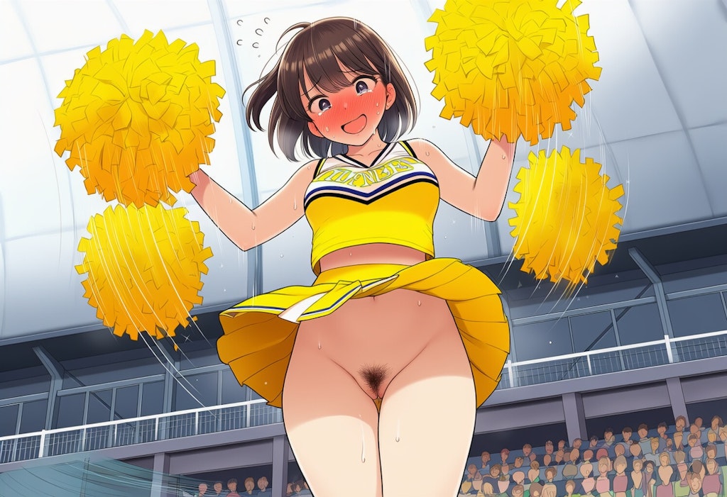 変だなあ、スカートの中が妙にスースーするような？…そんなワケ…そんなワケえ！