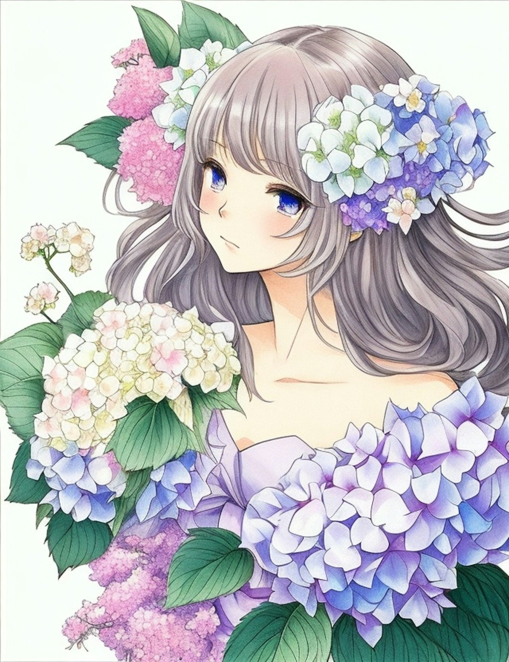 紫陽花の妖精