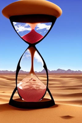 砂漠の砂時計！！