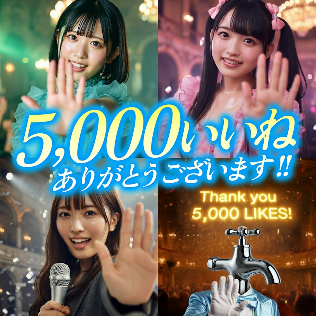 5,000いいね感謝祭!!