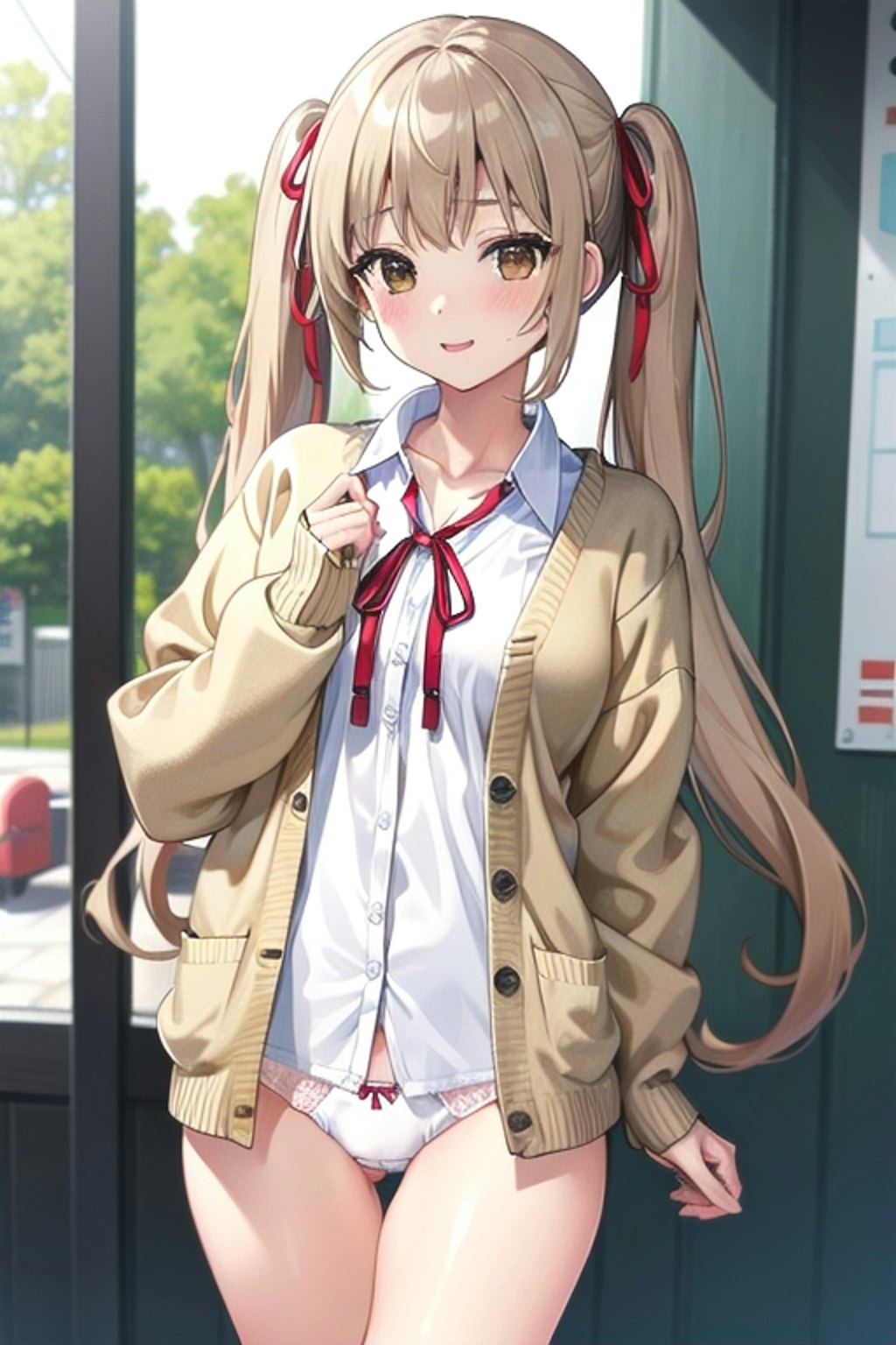 School twintails girl