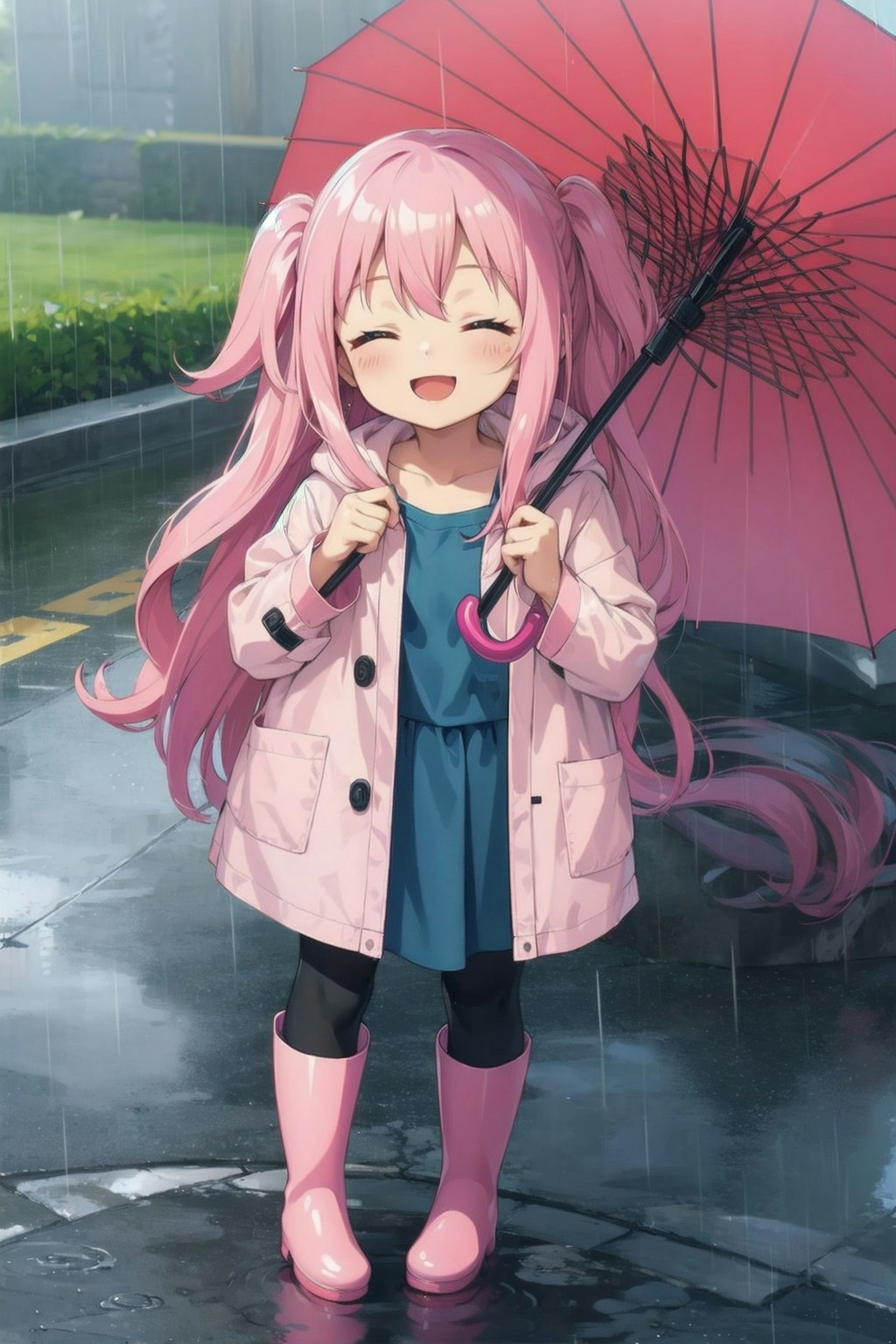 雨の日こそ笑顔で♪