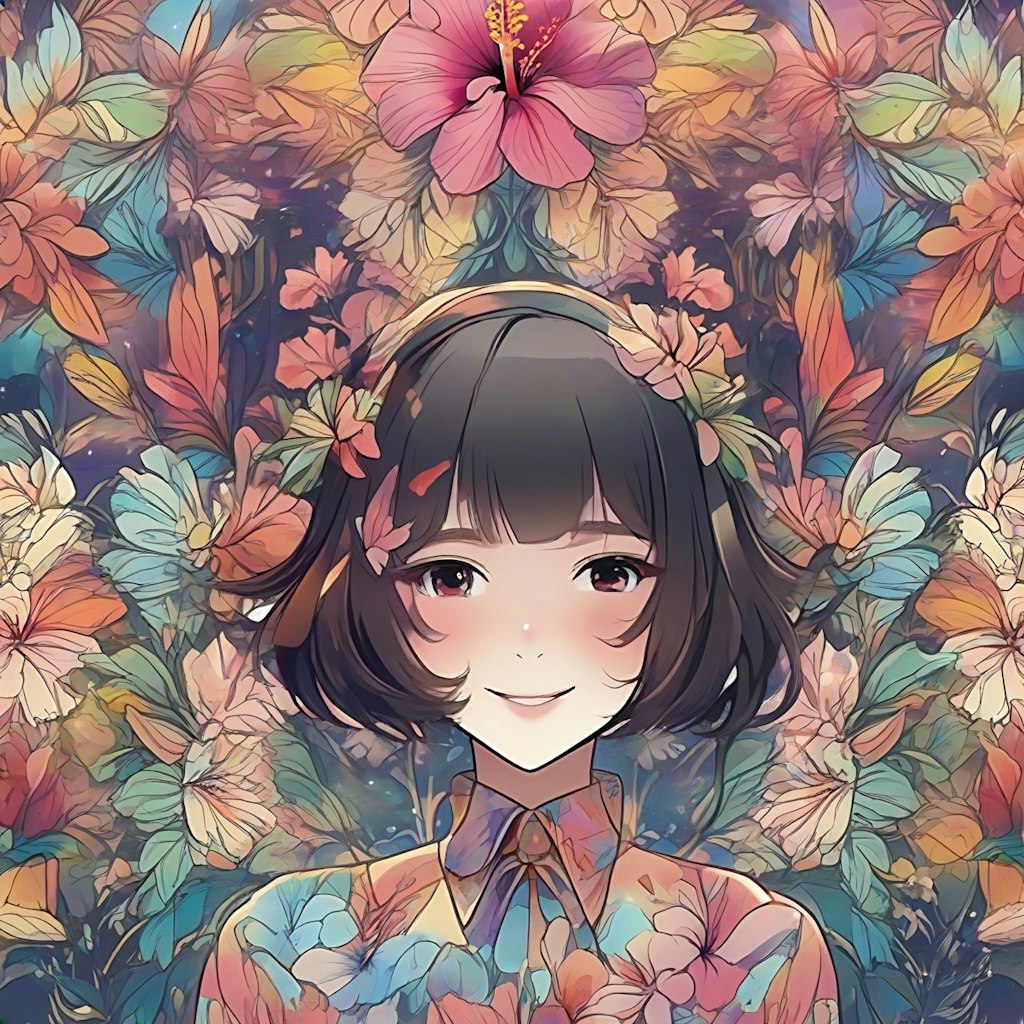 ハイビスカスの女の子🌺