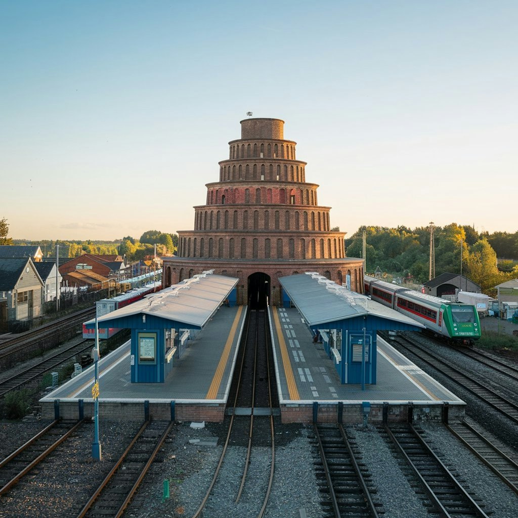 バベルの塔ぽい建築