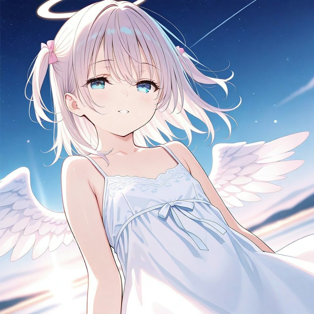 天使な小さな女の子