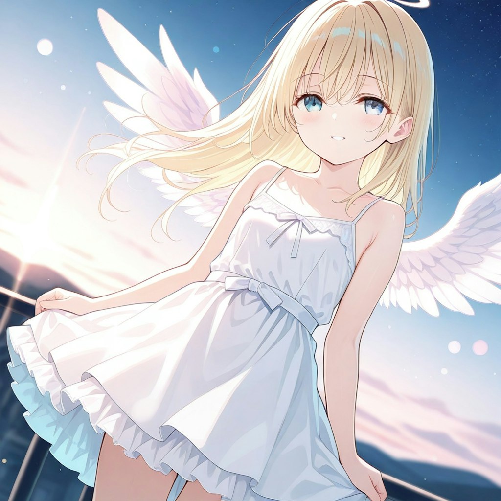 天使な小さな女の子