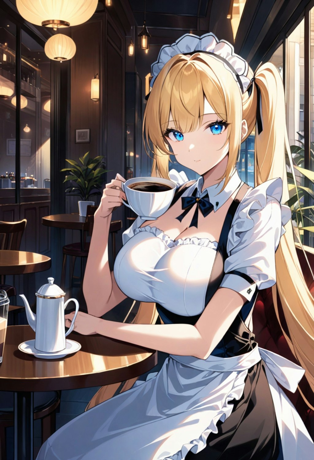 メイドさんコーヒーブレイク