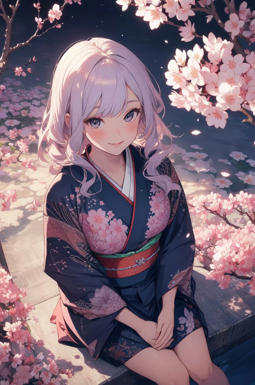 夜桜