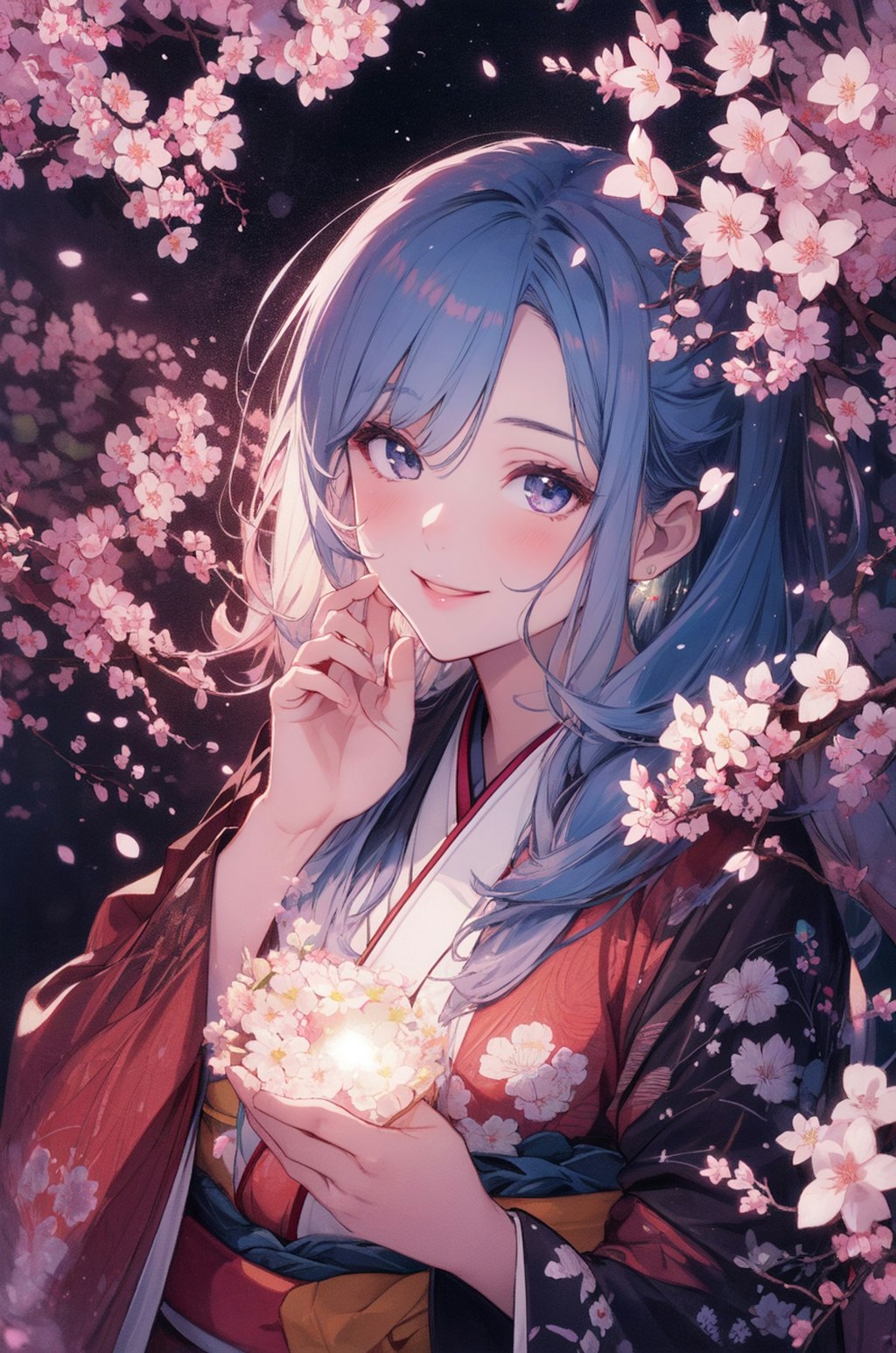 夜桜