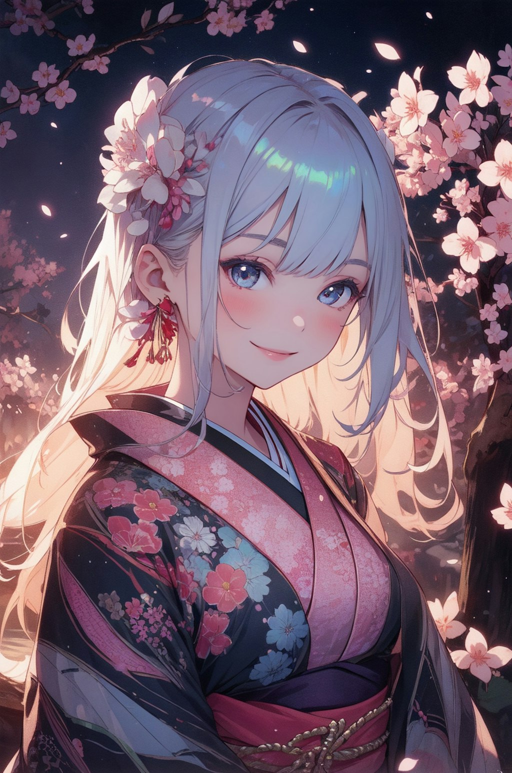 夜桜