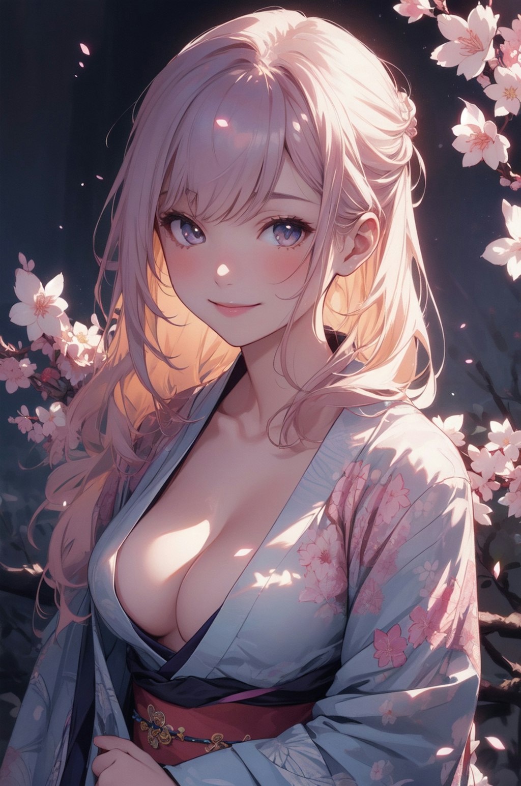 夜桜