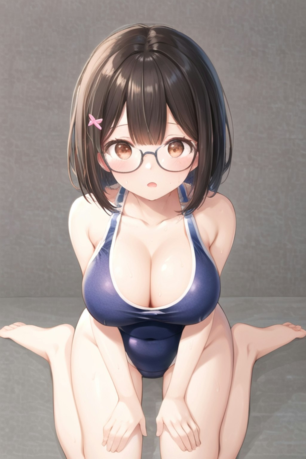 #FROST デフォルトの胸は flat chest～small breasts の様なので