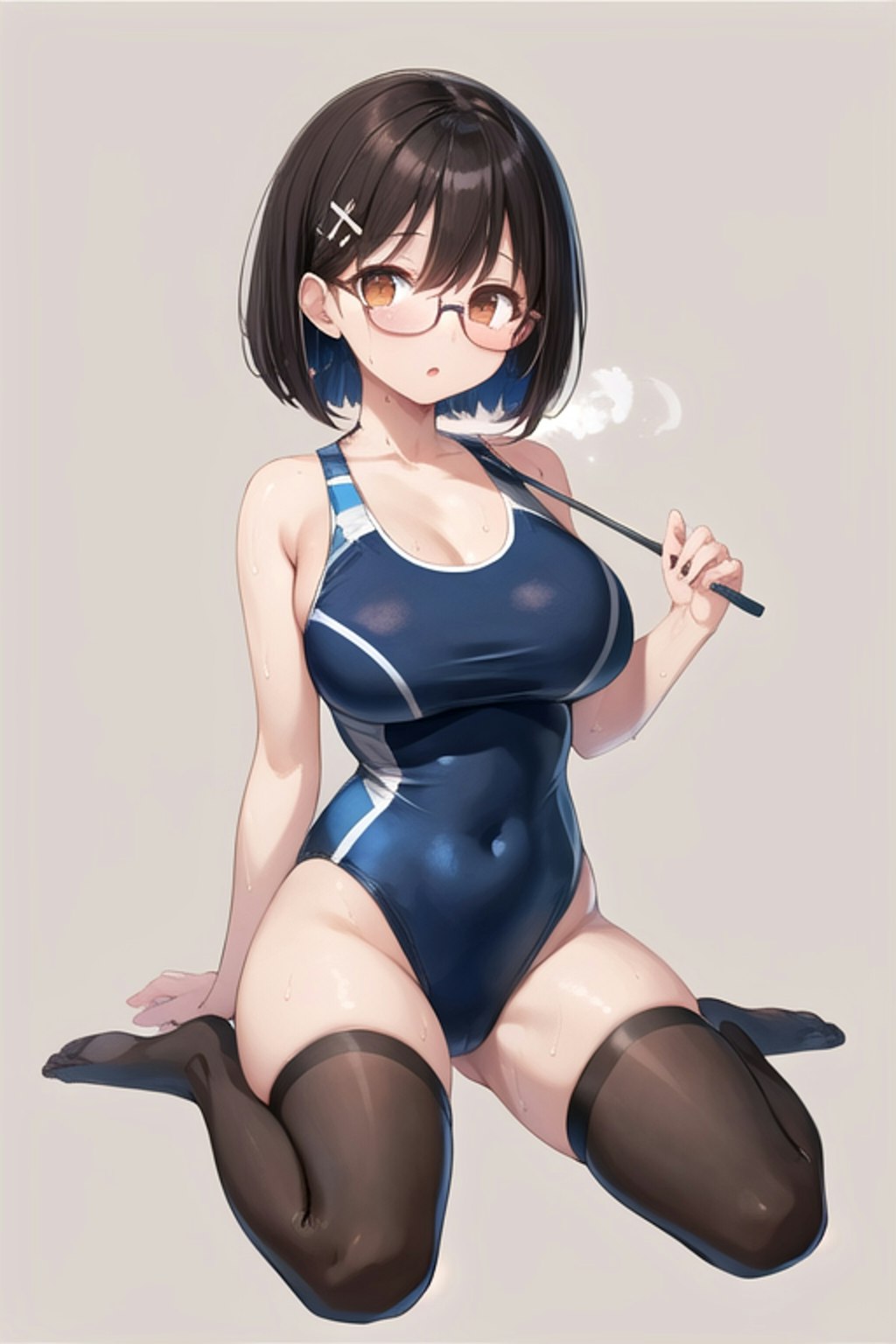 #FROST デフォルトの胸は flat chest～small breasts の様なので