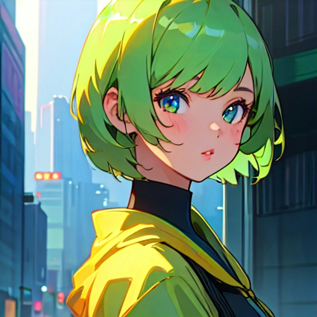 都会の女の子 city girl