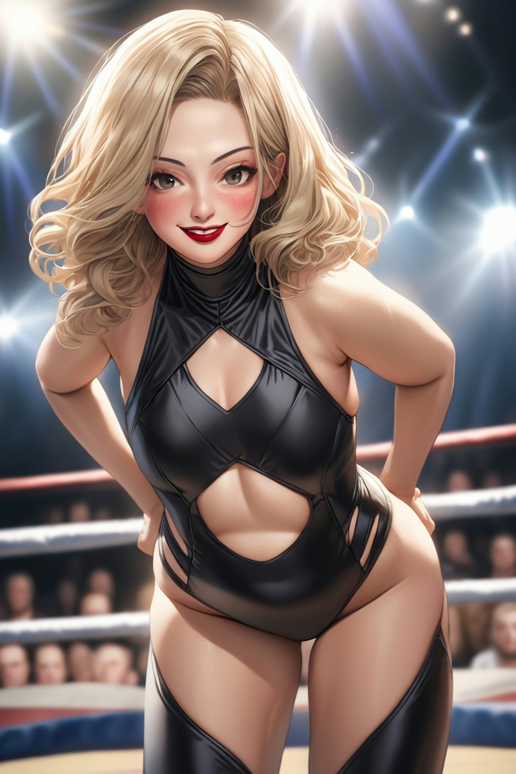 ママさん女子プロレスラー