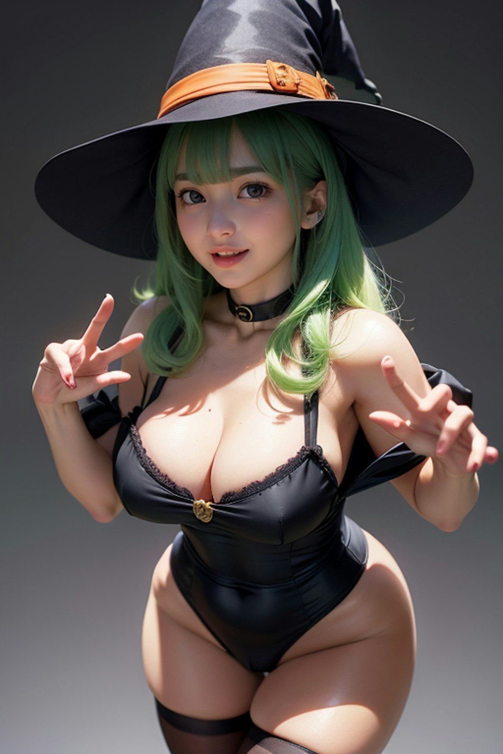 ハロウィンコスプレ グリーン3