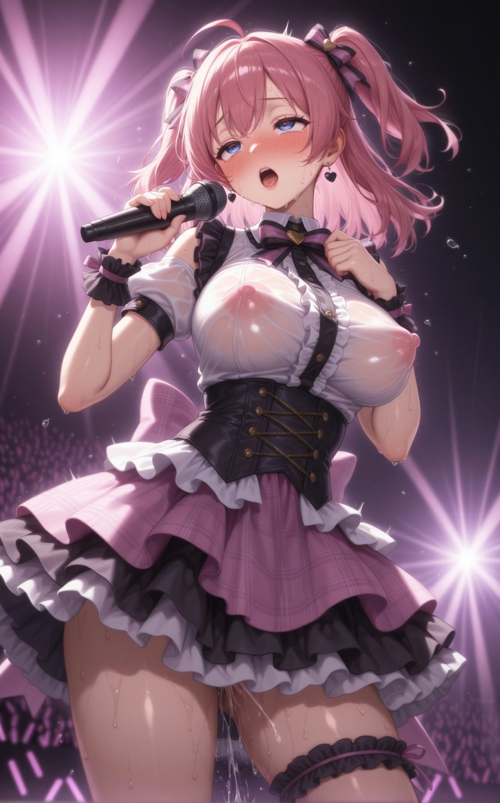 ステージで絶頂アイドル