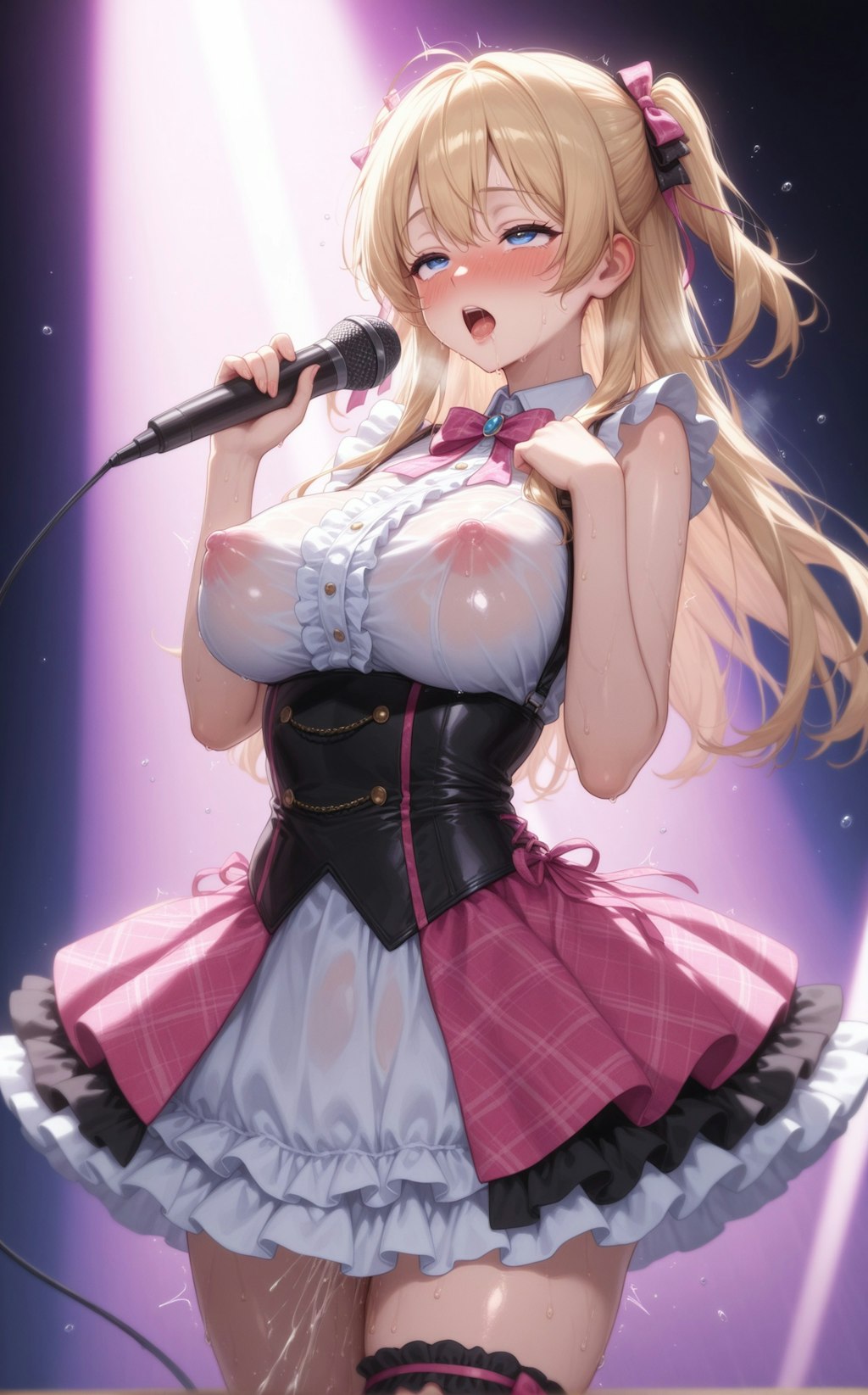 ステージで絶頂アイドル