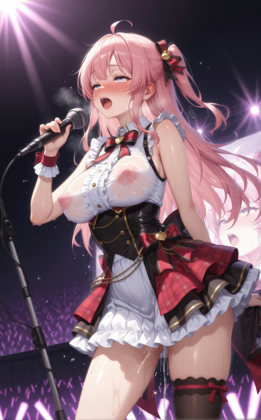 ステージで絶頂アイドル
