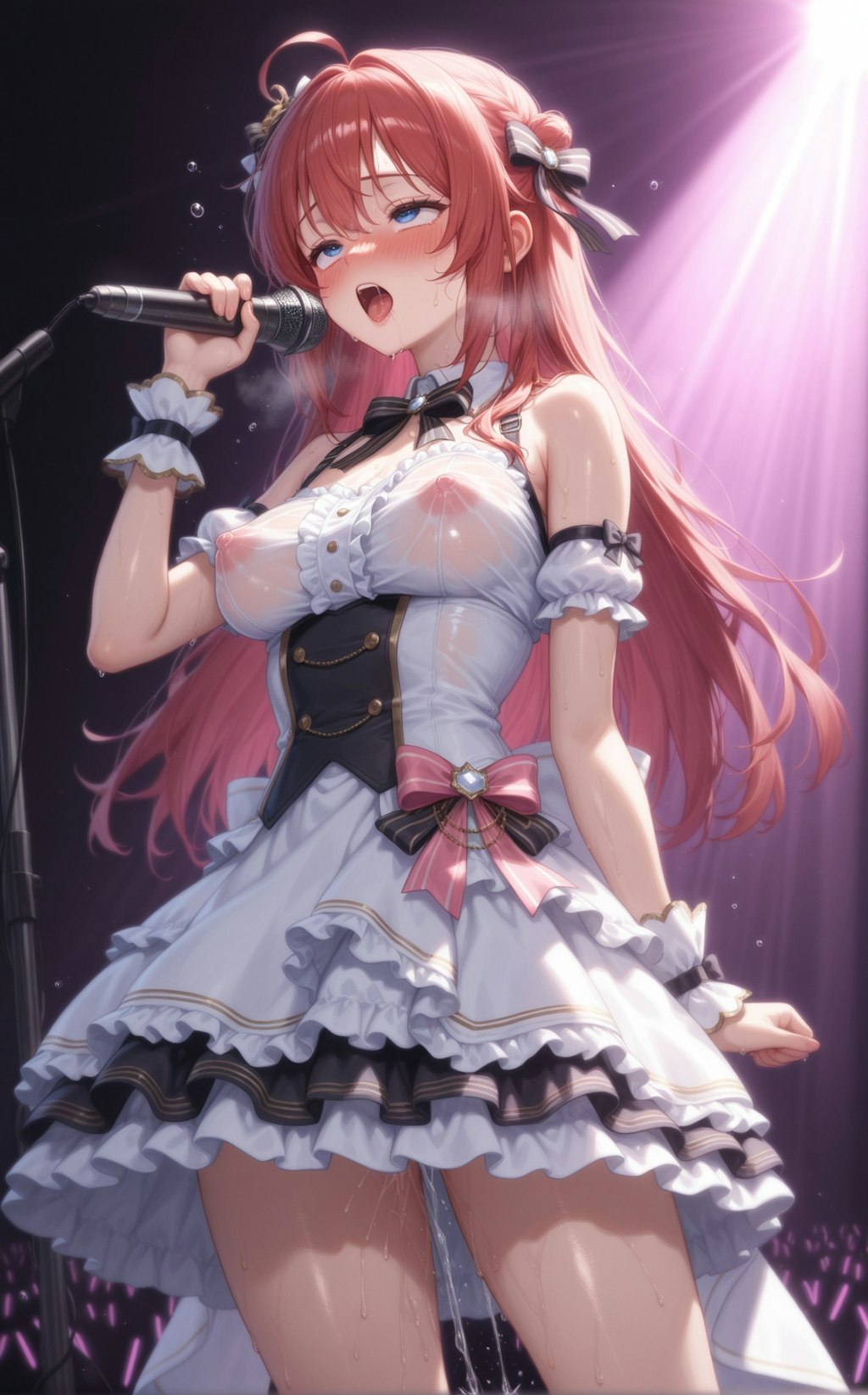 ステージで絶頂アイドル