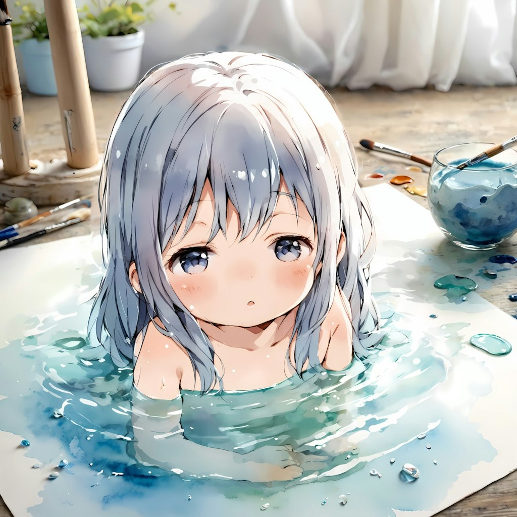 水棲画