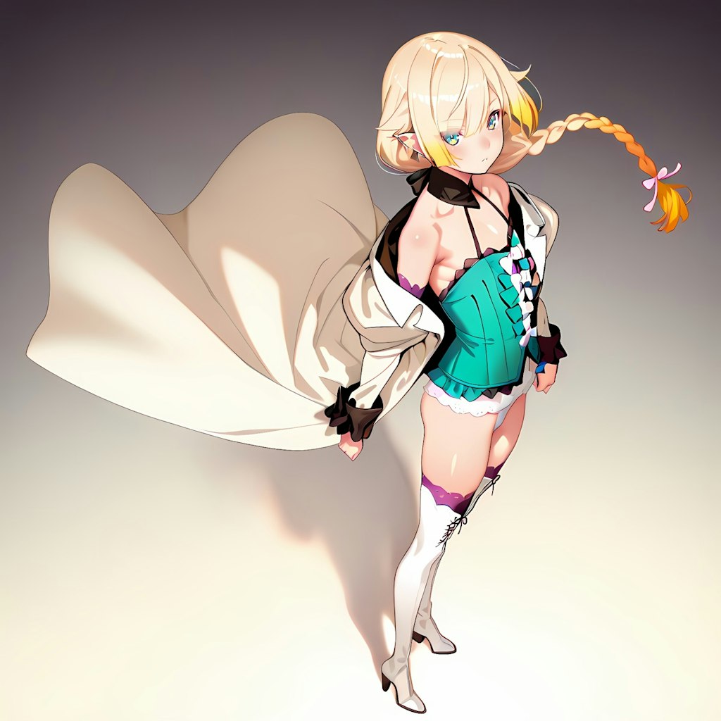 貧乳エルフ娘