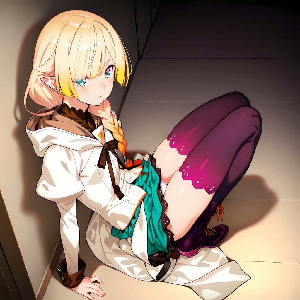 貧乳エルフ娘