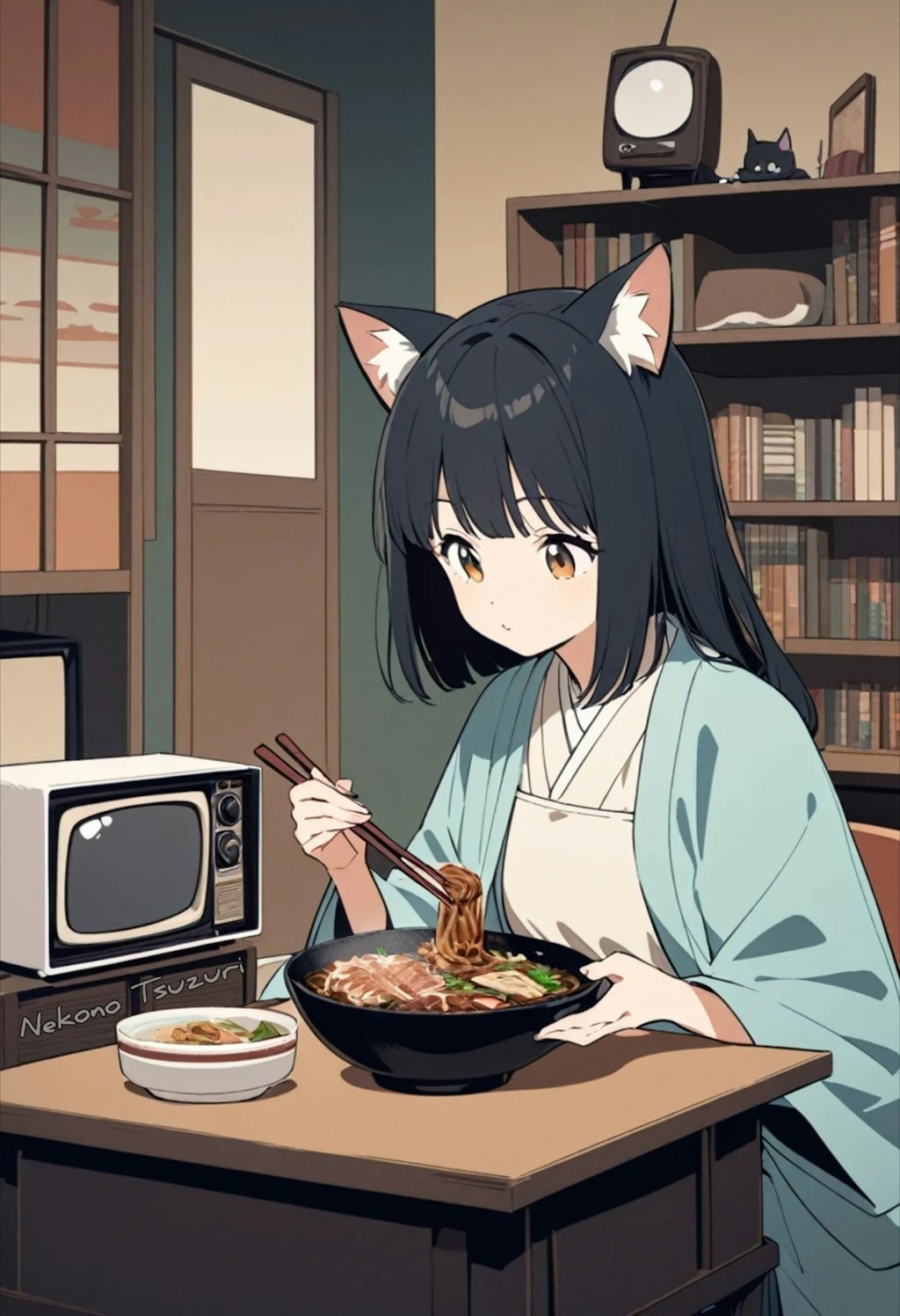 すき焼き思案物語 黒猫組 組長 ナニモニャイ