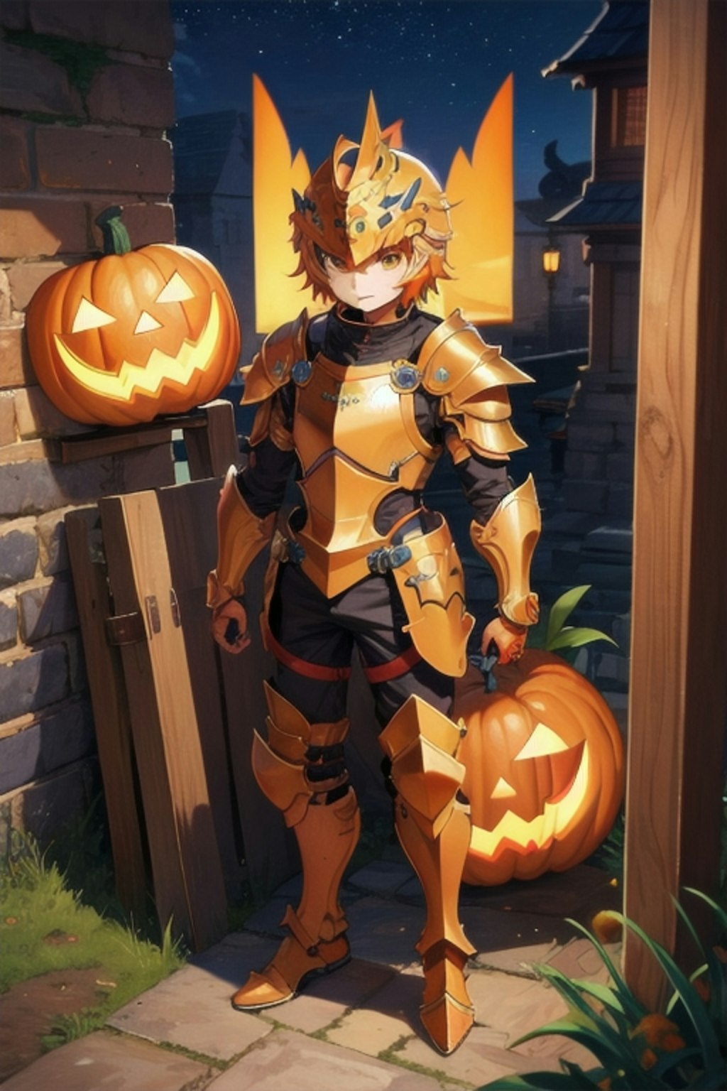 pumpkin knight