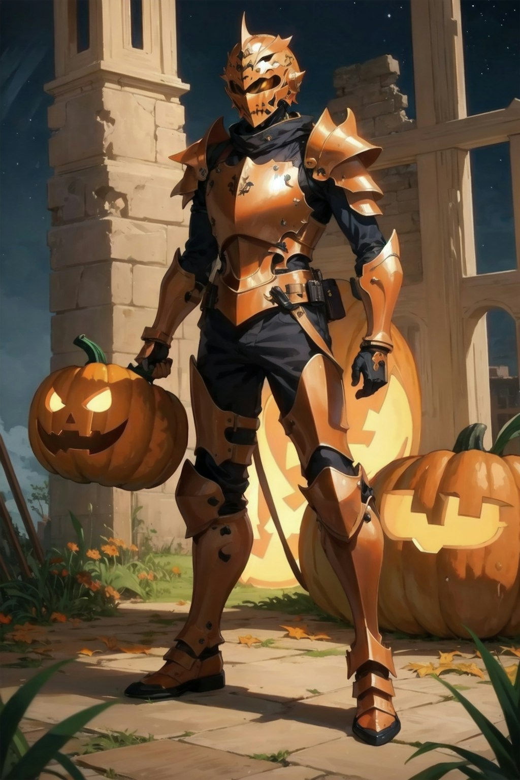 pumpkin knight