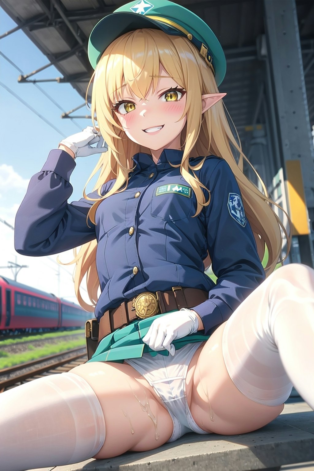 大人を誘惑する鉄道員の少女