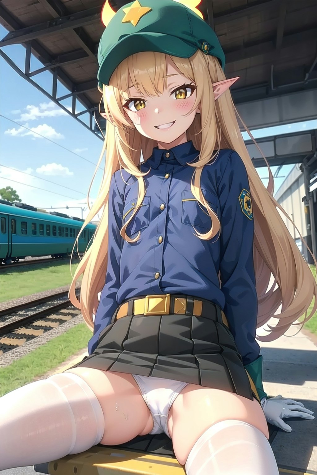 大人を誘惑する鉄道員の少女