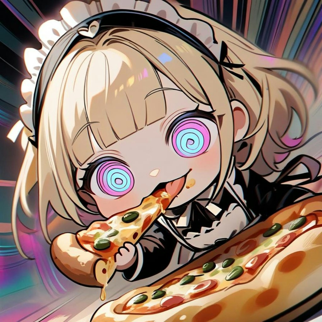 🍕おピッツァ星編のラスボスメイドちゃん🍕