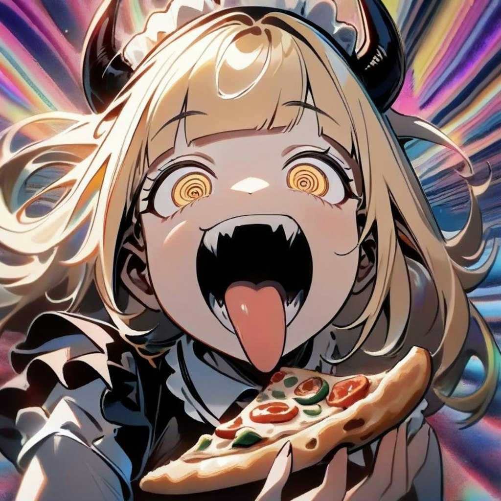 🍕おピッツァ星編のラスボスメイドちゃん🍕