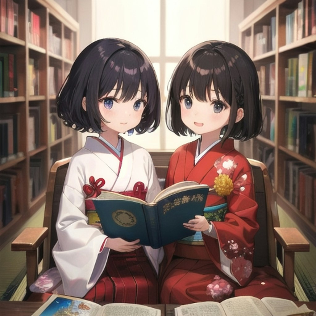 姉と図書館２