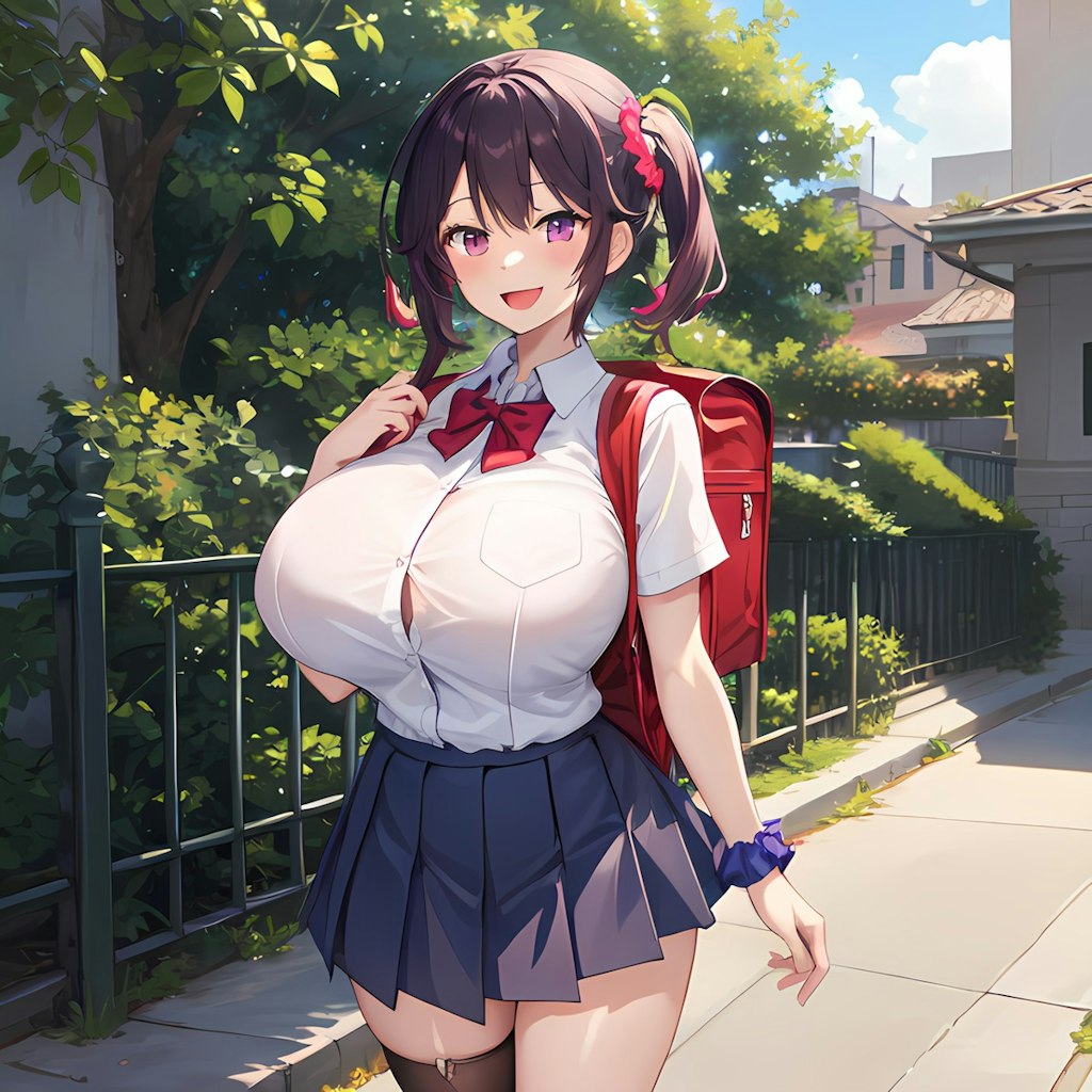 爆乳な女子学生