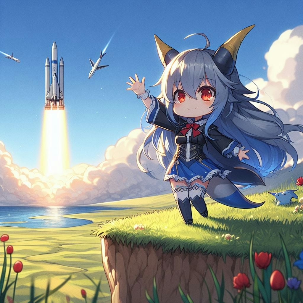 H3ロケット打ち上げ成功おめでとう♪ -Congratulations on the successful launch of the H3 rocket...-