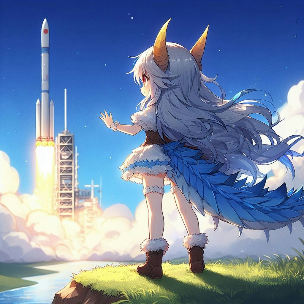 H3ロケット打ち上げ成功おめでとう♪ -Congratulations on the successful launch of the H3 rocket...-