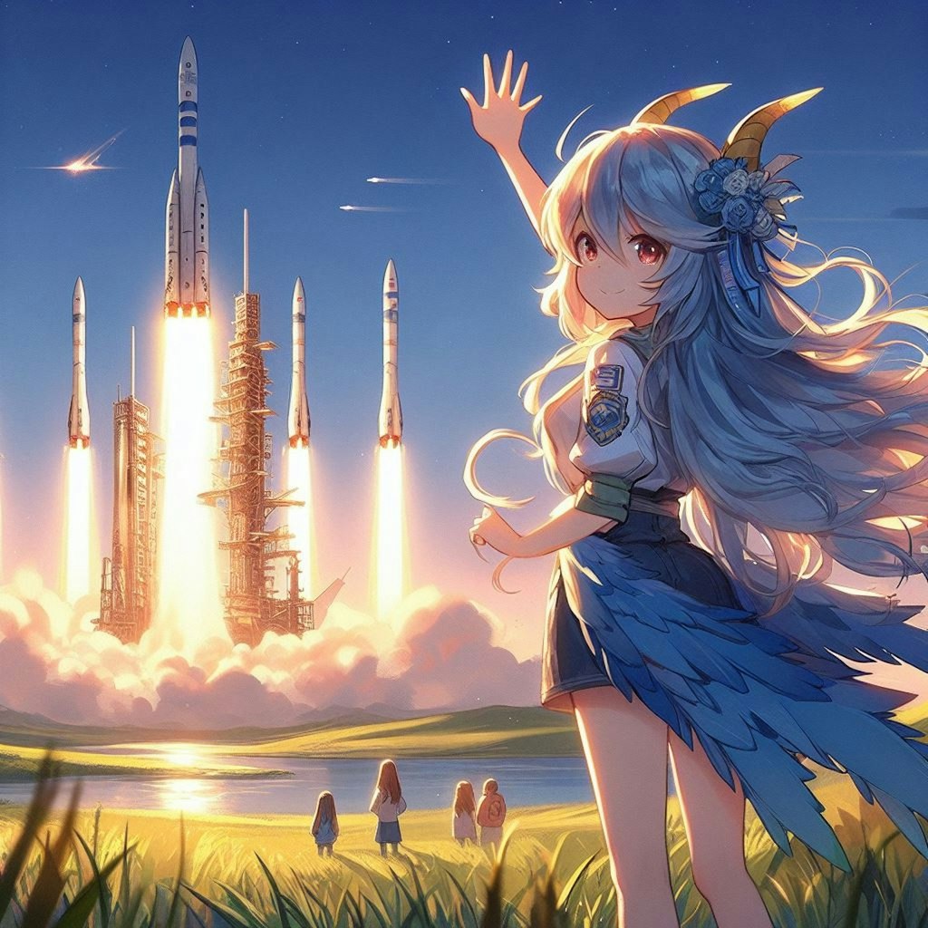 H3ロケット打ち上げ成功おめでとう♪ -Congratulations on the successful launch of the H3 rocket...-