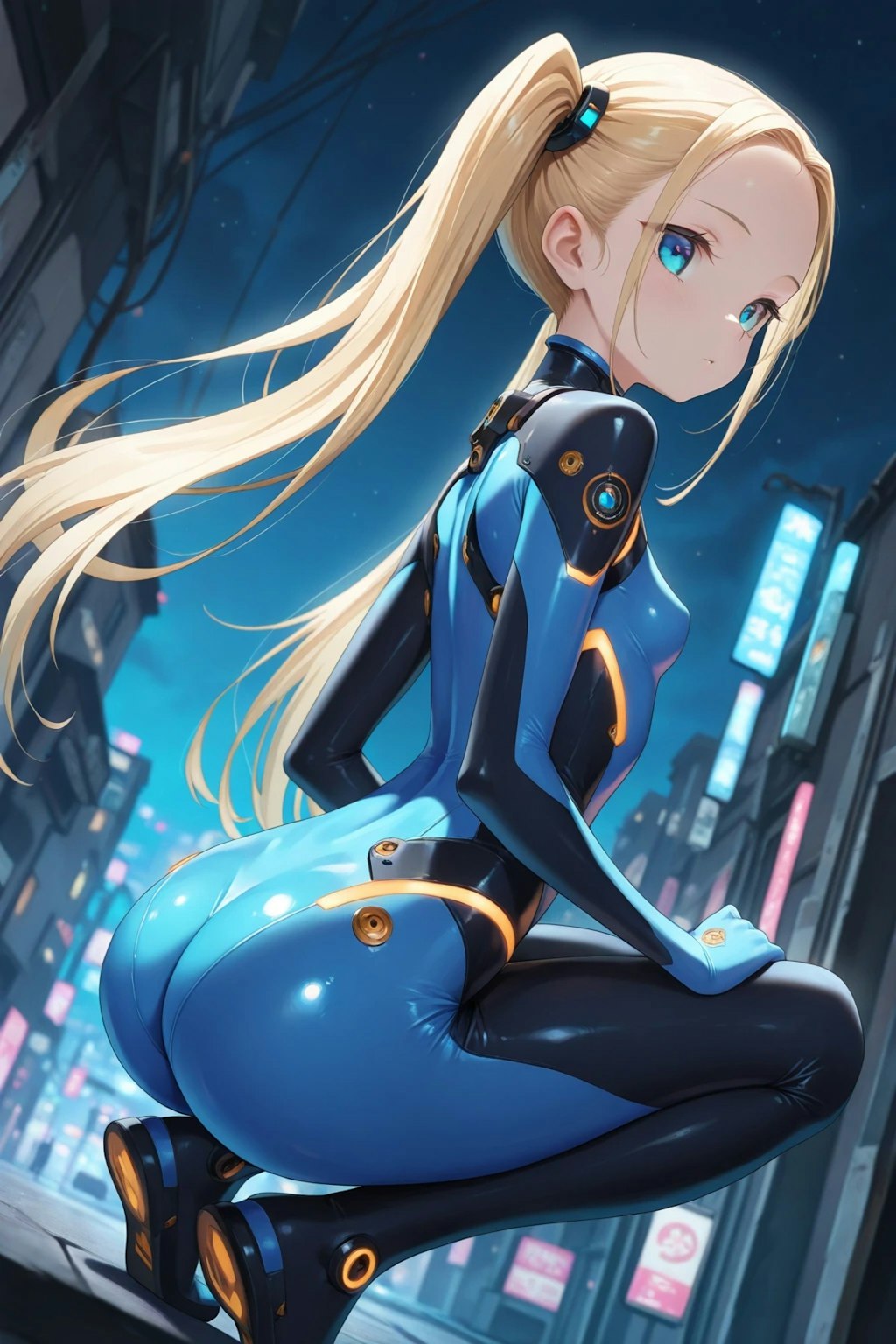 ボディスーツ（しゃがみ）　姫乃樹マチルダ