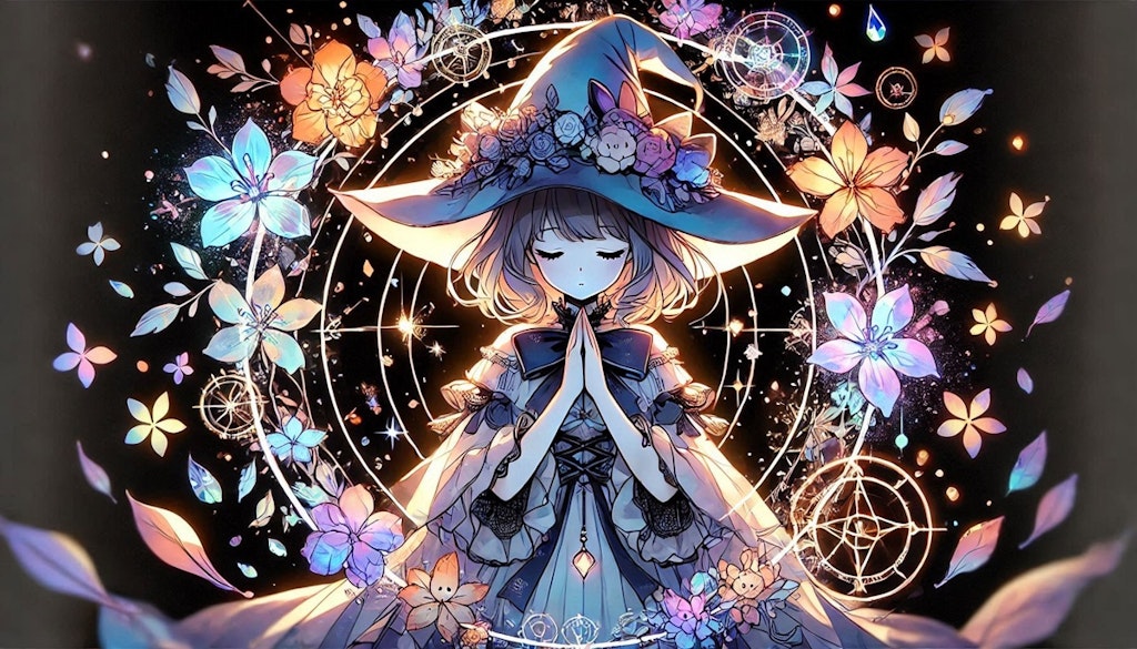 Flower Magic Witch