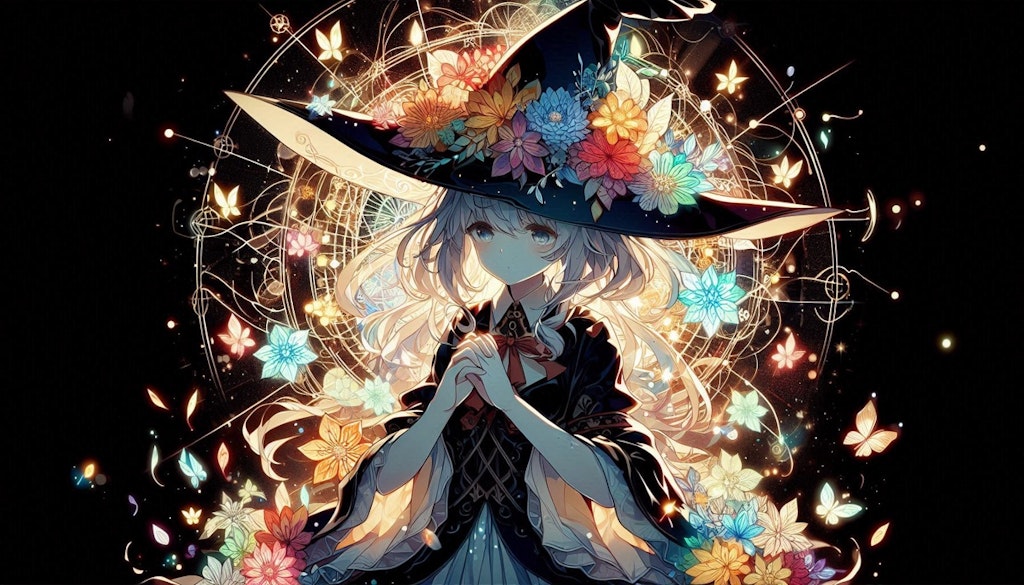 Flower Magic Witch