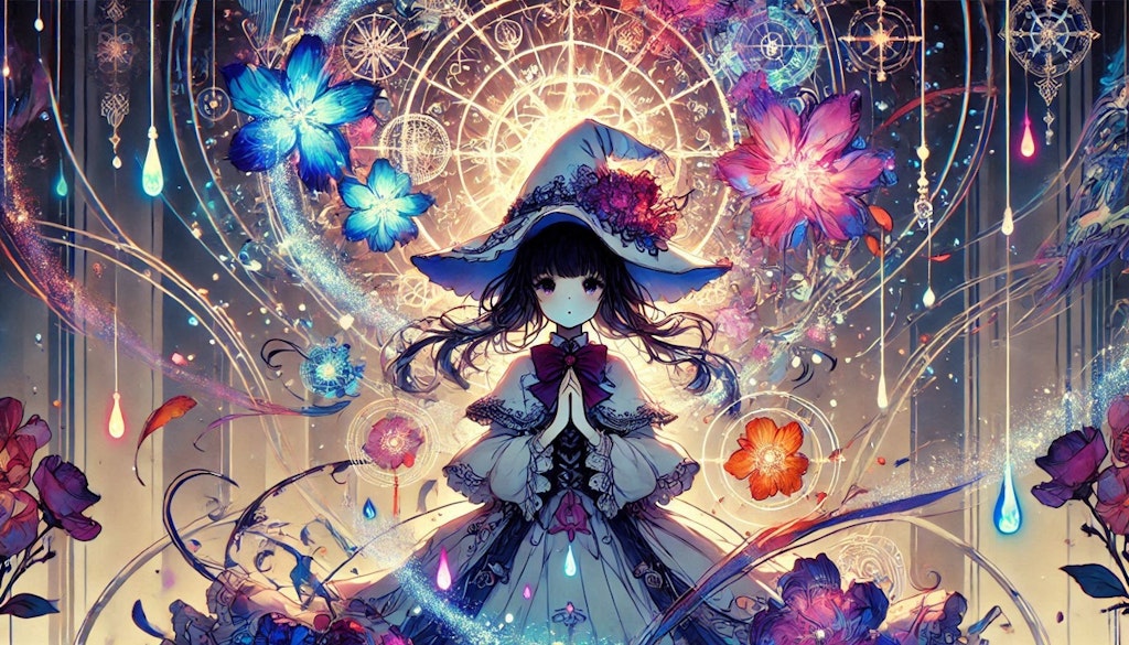 Flower Magic Witch