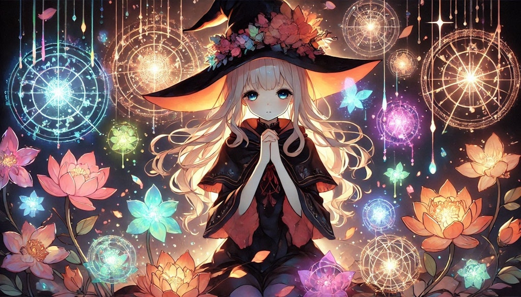 Flower Magic Witch