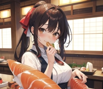 ワサビのきいた寿司