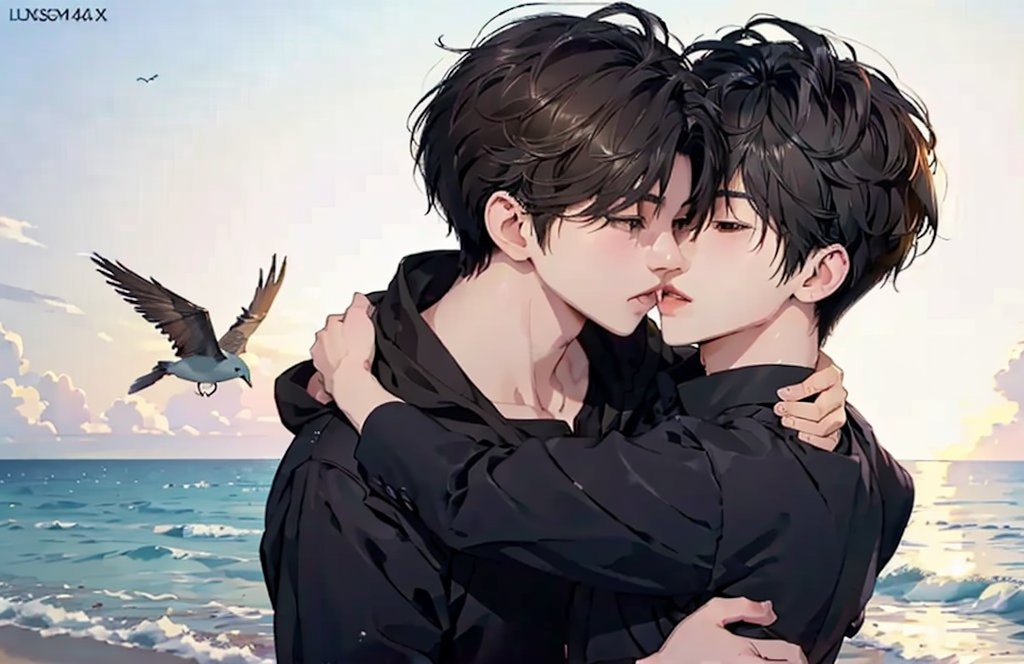 Boys’ love at the beach