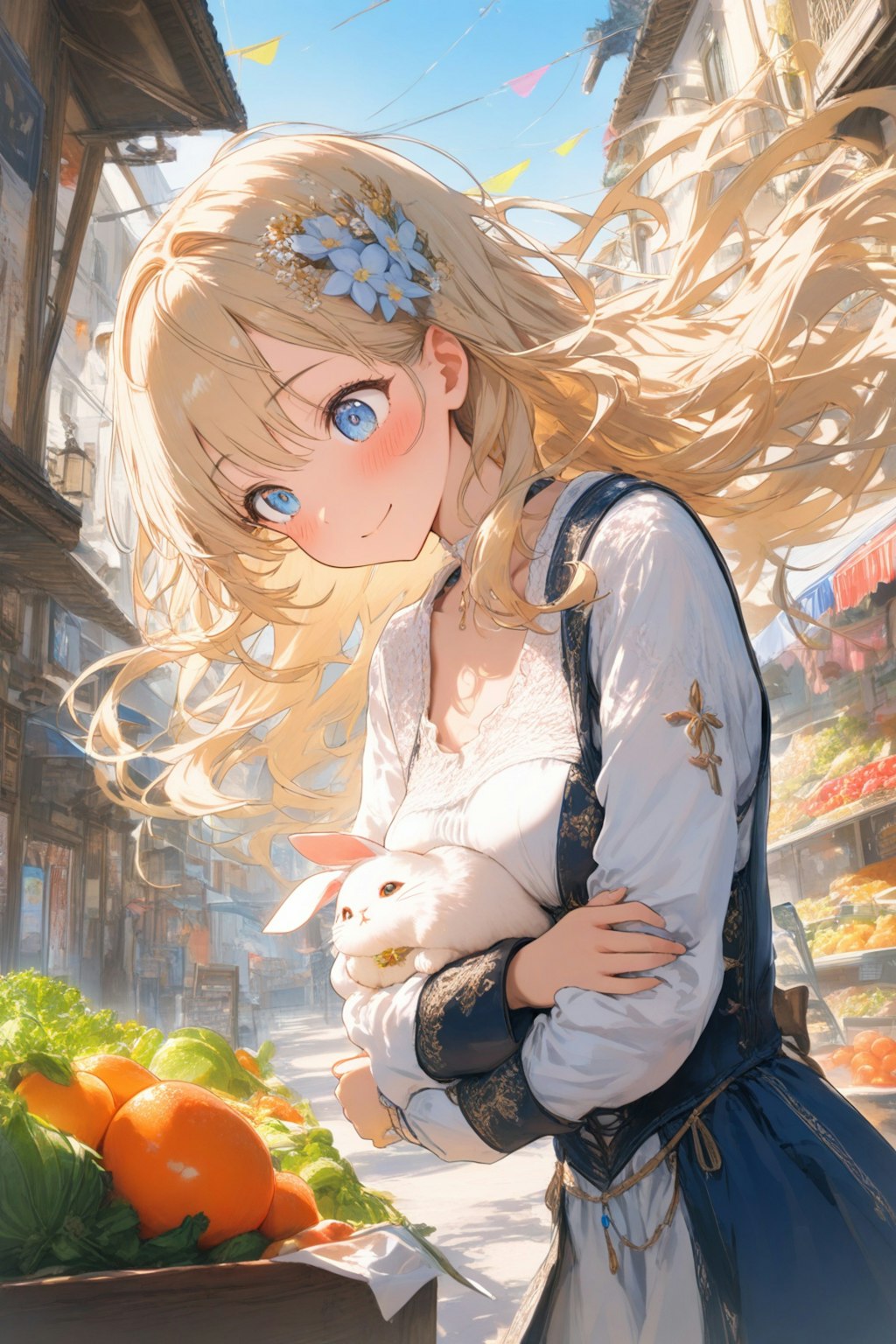 この子のごはんを買いに来たの