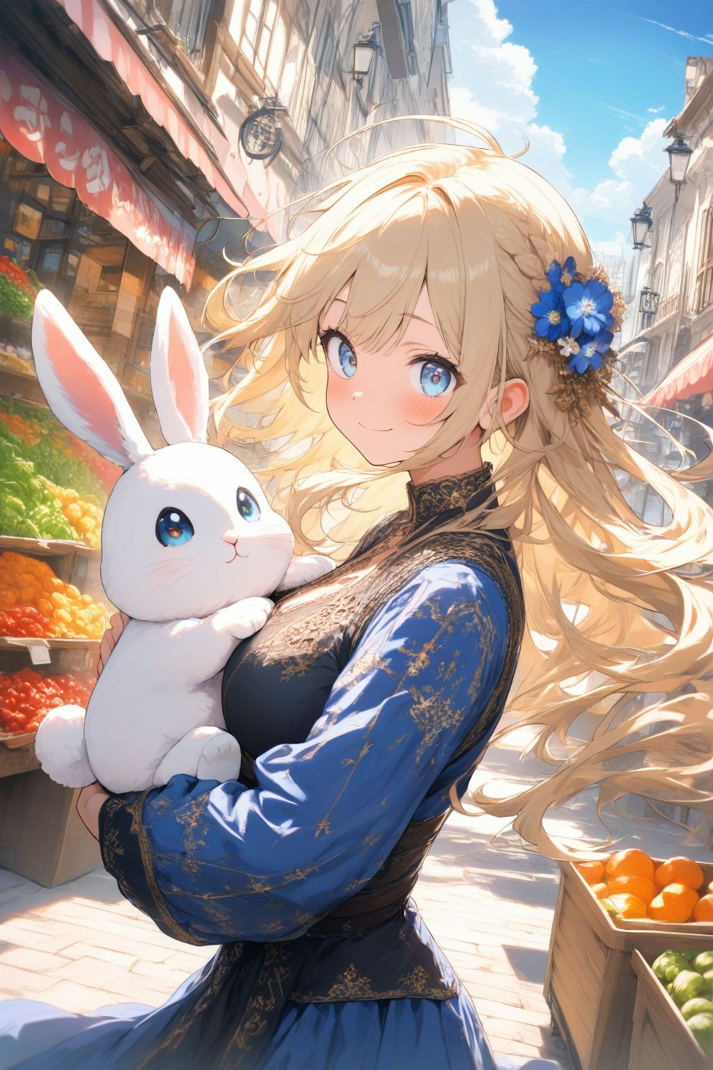 この子のごはんを買いに来たの