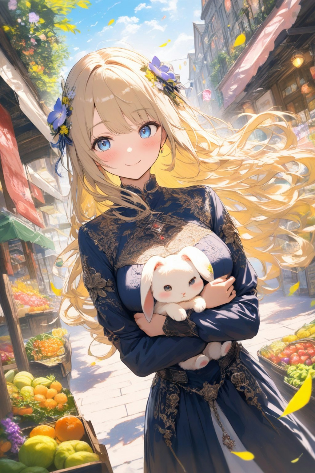 この子のごはんを買いに来たの
